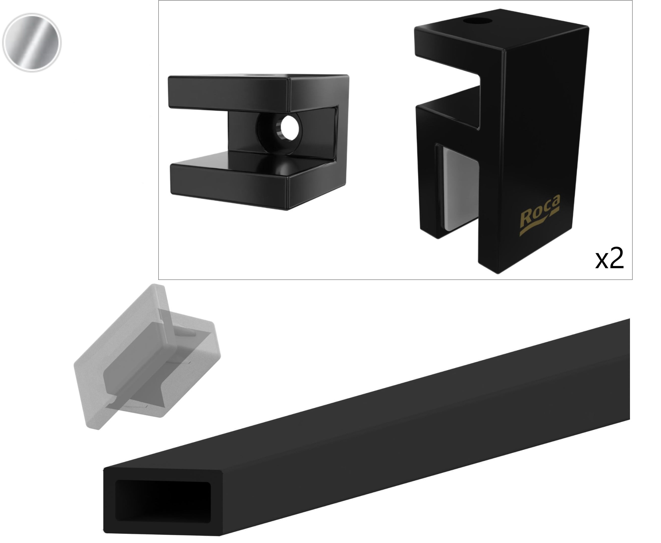 Roca District set di montaggio AMP8020002