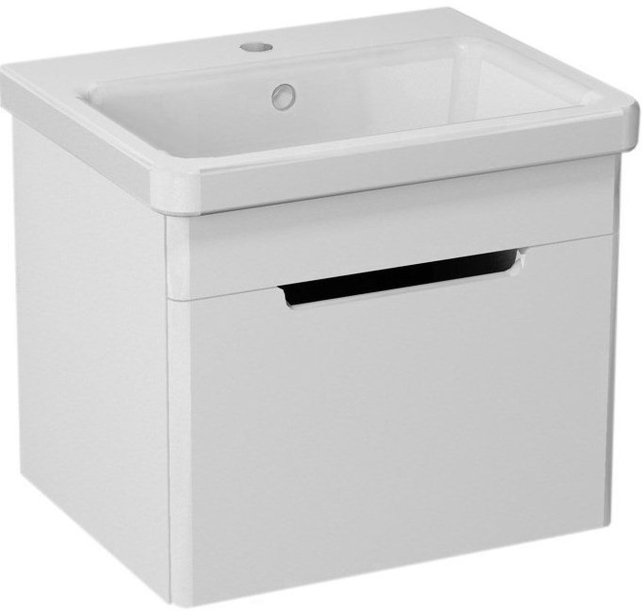 Sapho Ella armadietto 46.5x38.5x39 cm sottolavabo sospeso bianco EL050-3030