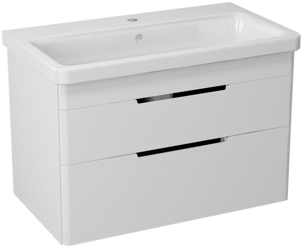 Sapho Ella armadietto 76.5x43x50 cm sottolavabo sospeso bianco EL080-3030
