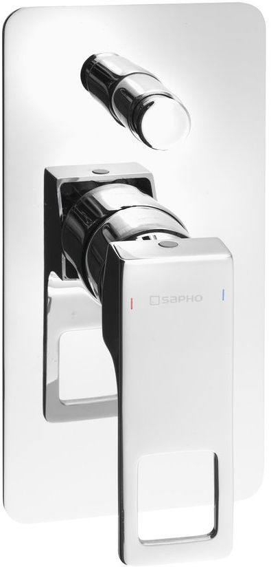 Sapho Forata rubinetto per vasca e doccia da incasso cromo FT042