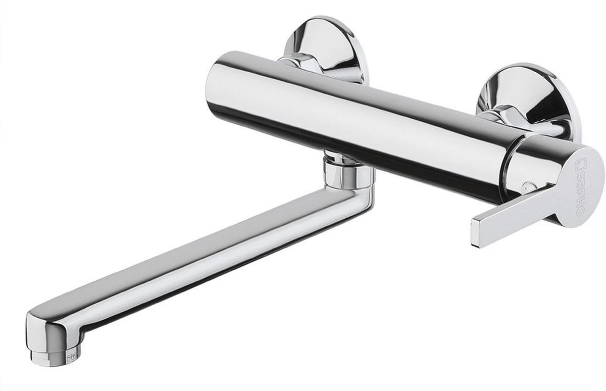 Sapho Espada rubinetto da cucina a parete cromo ES15