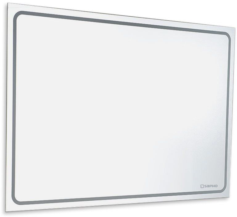 Sapho Gemini specchio 100x70 cm rettangolare con illuminazione GM100