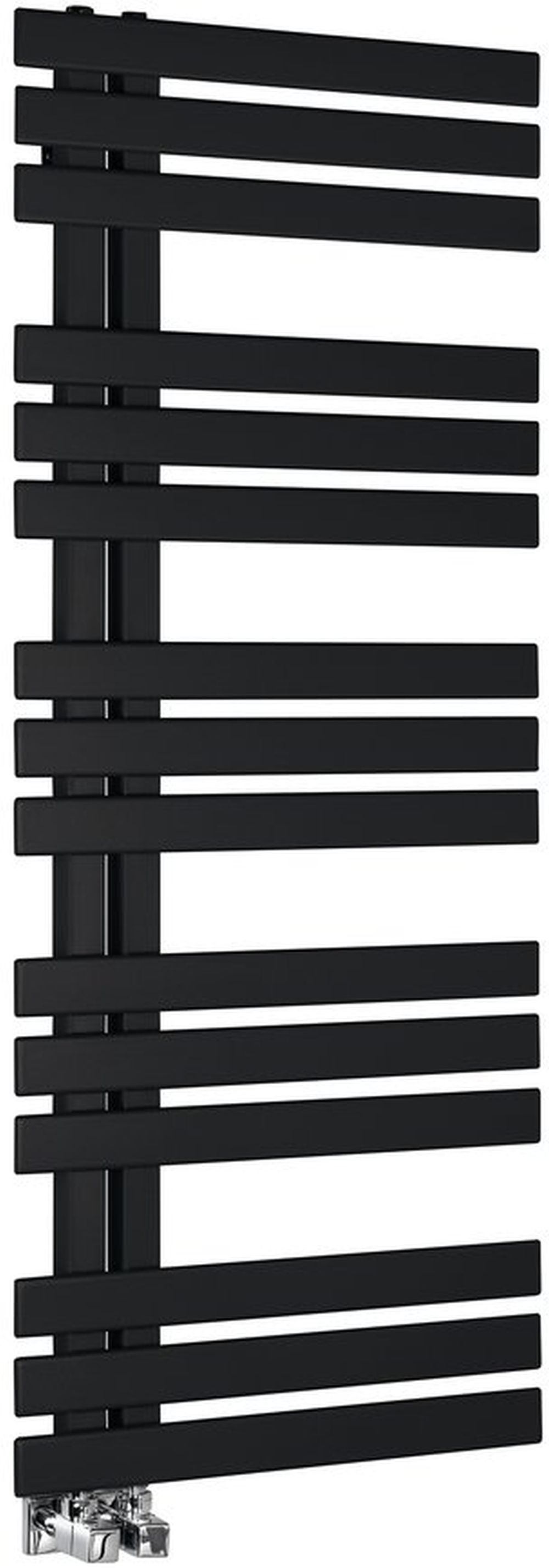 Sapho Silvana radiatore da bagno a scaletta 123.6x50 cm nero IR154B