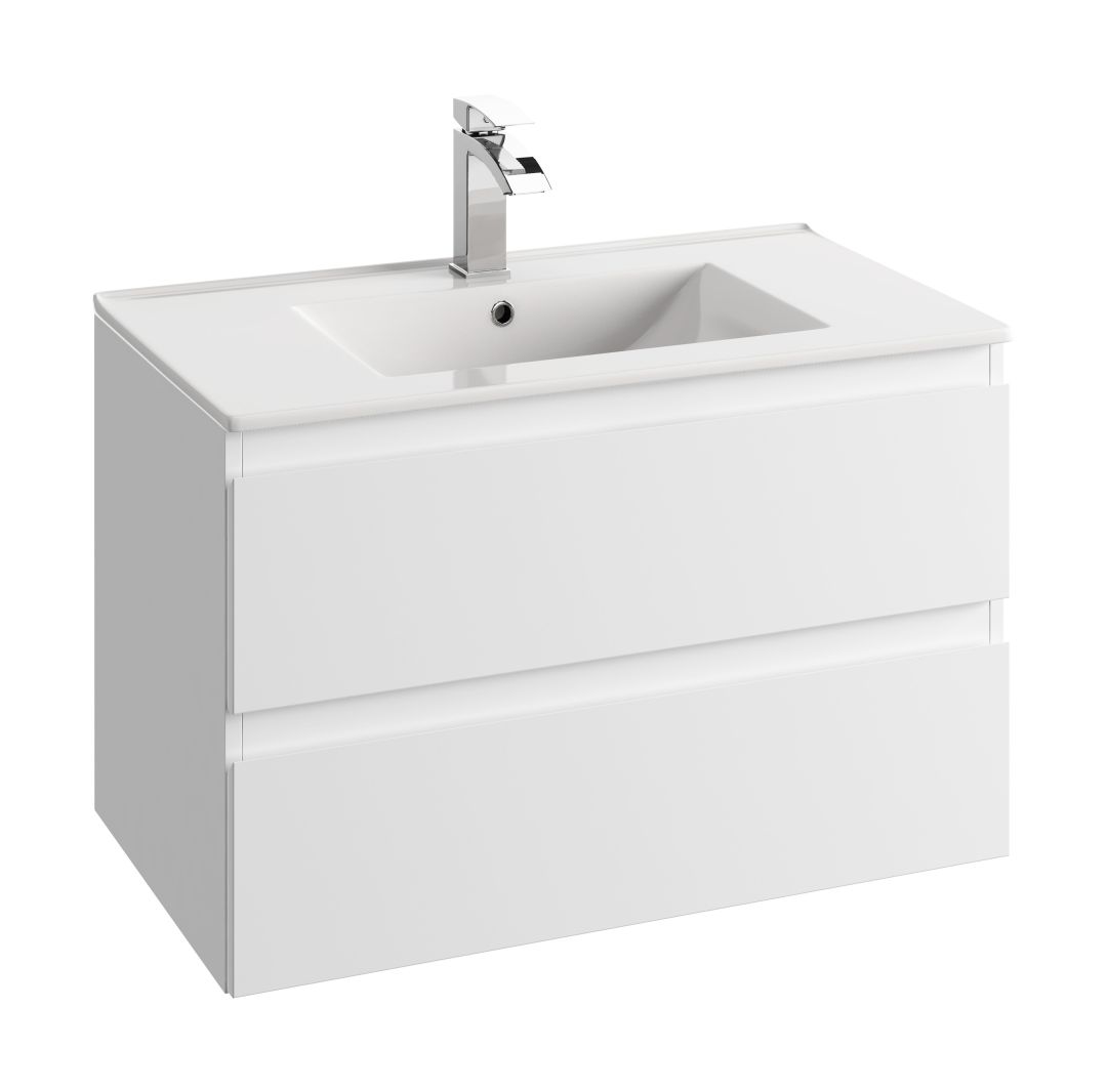 Defra Como armadietto 79x45.6x50 cm sottolavabo sospeso bianco 123D08055