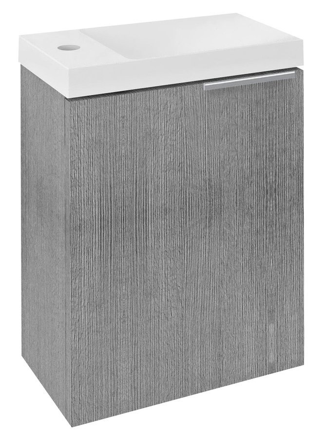 Sapho Latus armadietto 39.4x22x50 cm sottolavabo sospeso rovere LT110-1111