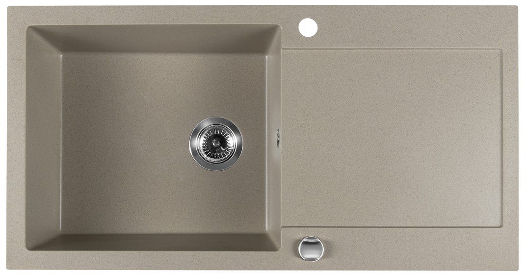 Sapho lavello in granito 97x50 cm beige GR1612