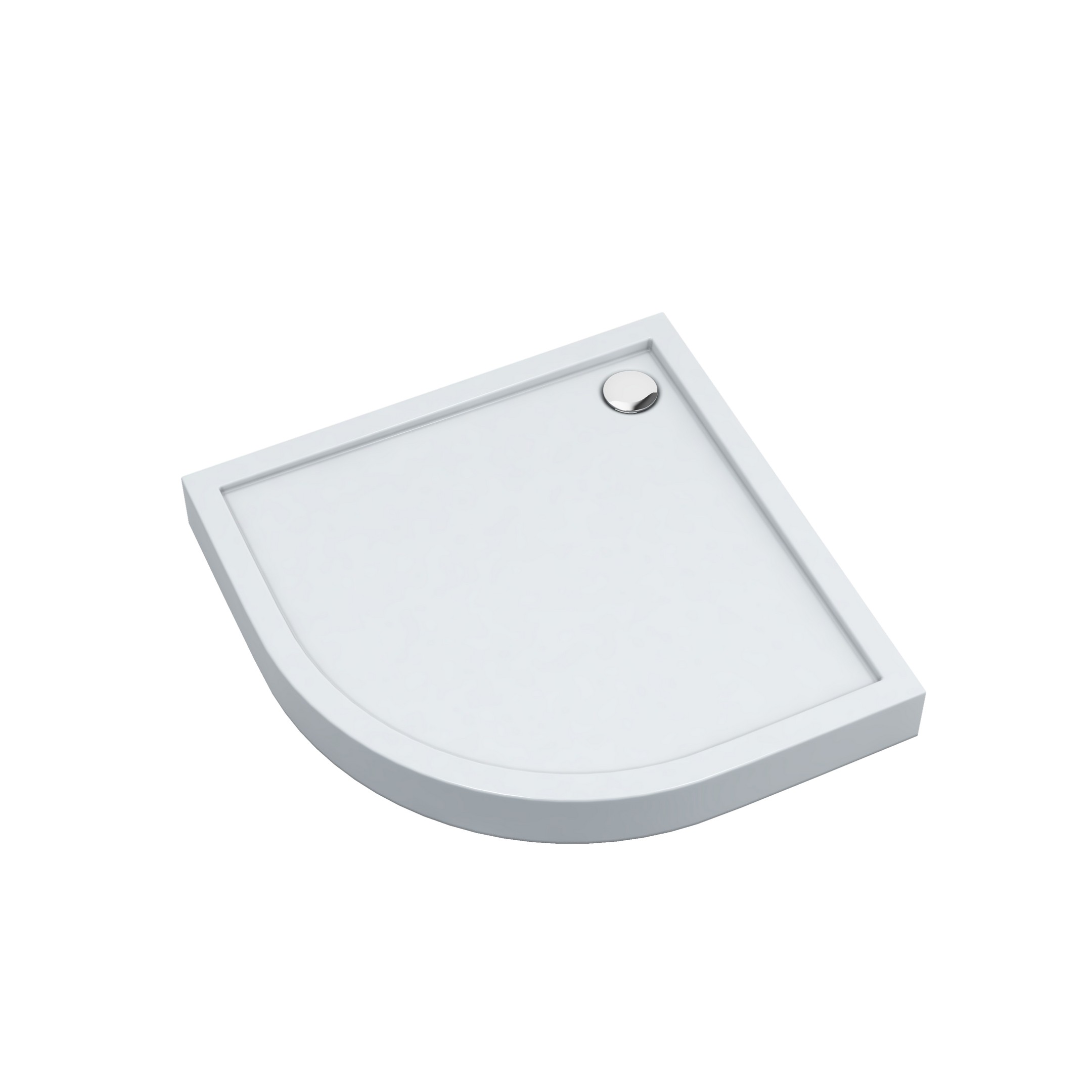 Schedline Cameron Smooth White piatto doccia semicircolare 90x90 cm bianco 3ST.C1O-9090