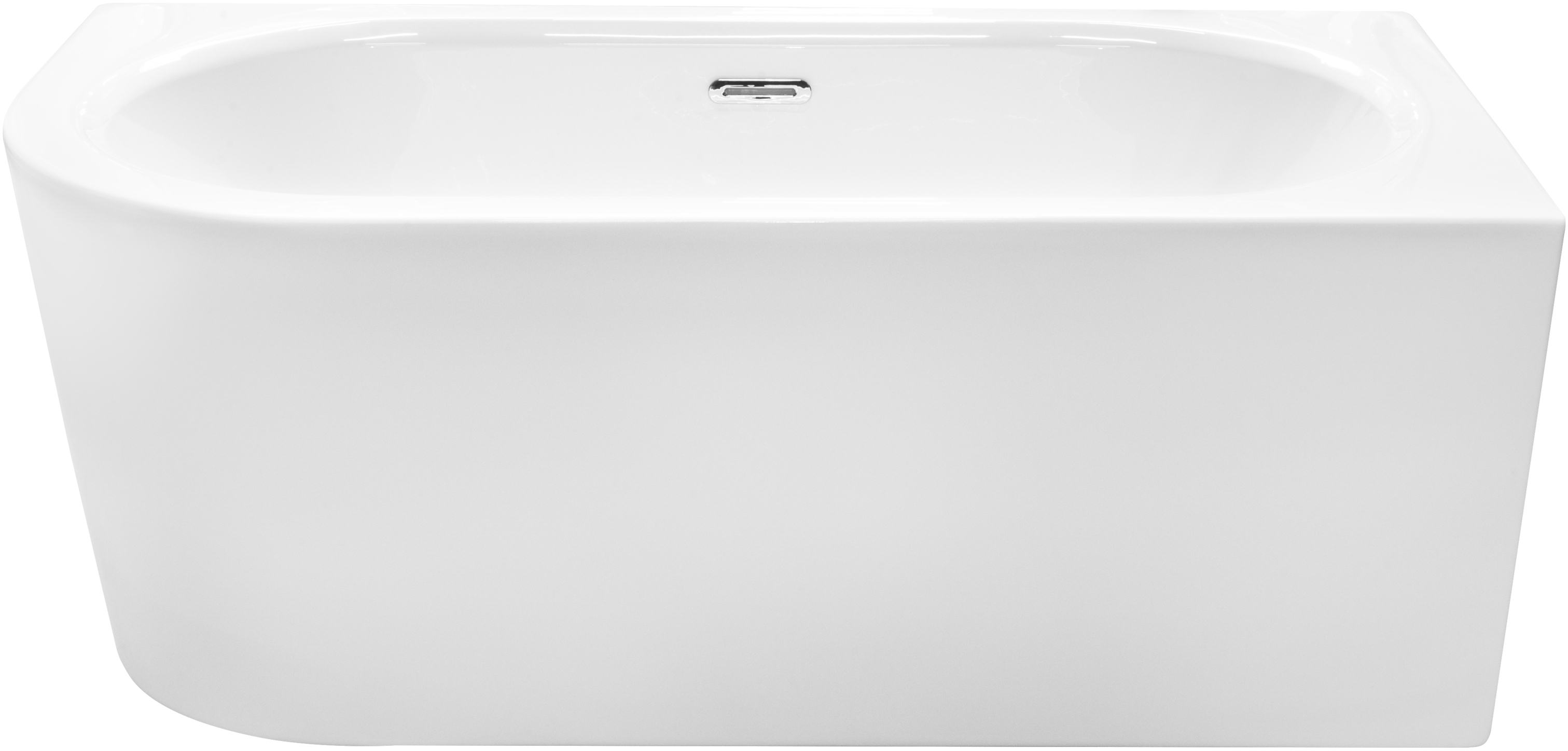 Besco Avita A-Line vasca da bagno a parete 169x75 cm rettangolare bianco #WAA-170APCS