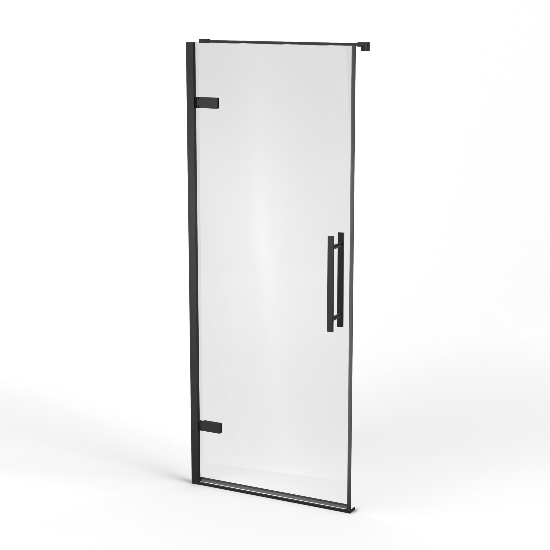 Ravak Cool! porta doccia 90 cm a battente nero opaca/vetro trasparente X0VV70300Z1
