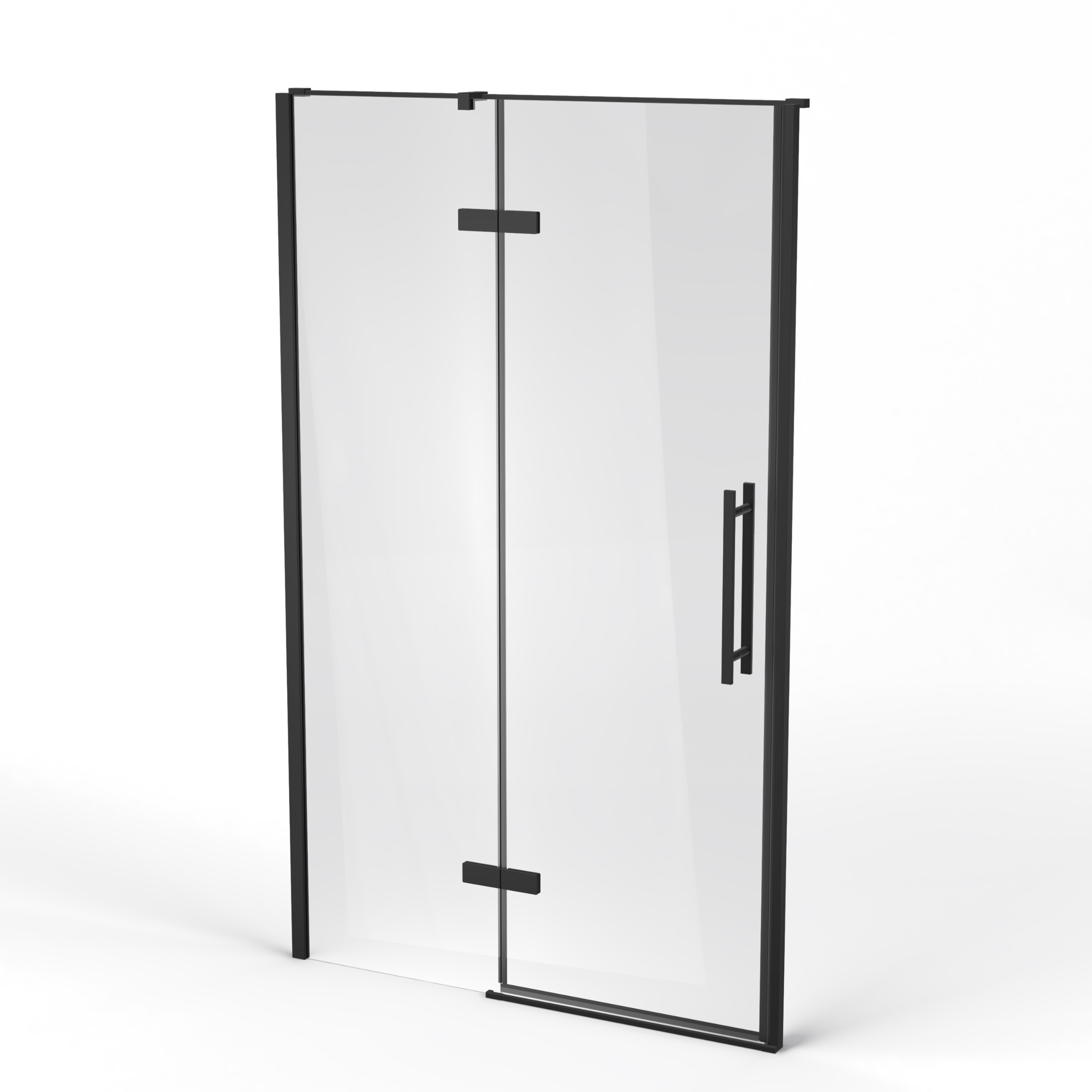 Ravak Cool! porta doccia 120 cm a battente nero opaca/vetro trasparente X0VVGC300Z1