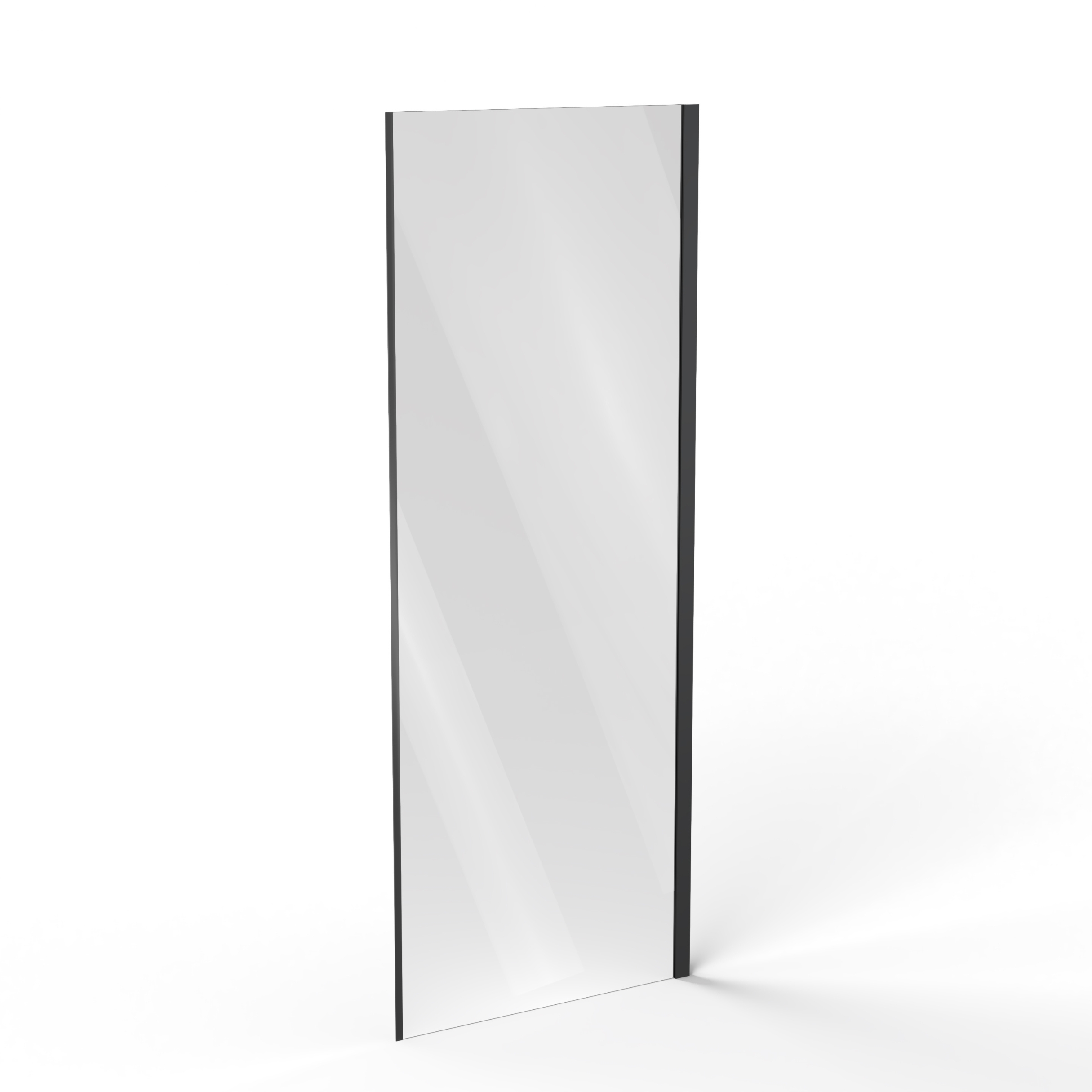 Ravak Cool! parete doccia 80 cm nero opaca/vetro trasparente X9VV40300Z1
