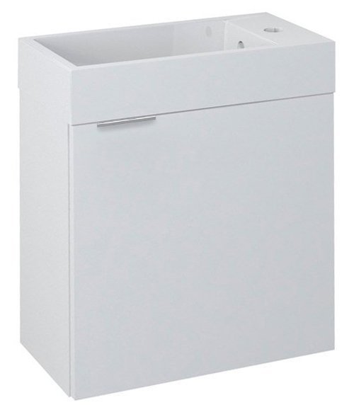 Sapho Latus armadietto 49.5x24.5x50 cm sottolavabo sospeso bianco LT410-3030
