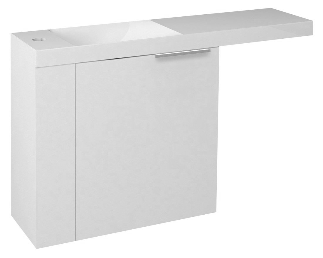 Sapho Latus armadietto 50x22x50 cm sottolavabo sospeso bianco LT615-3030