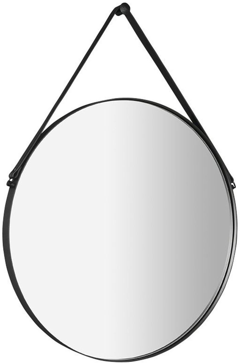 Sapho Orbiter specchio 60x60 cm rotonda nero ORT060