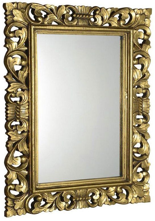 Sapho Scule & Samblung specchio 70x100 cm rettangolare oro IN163
