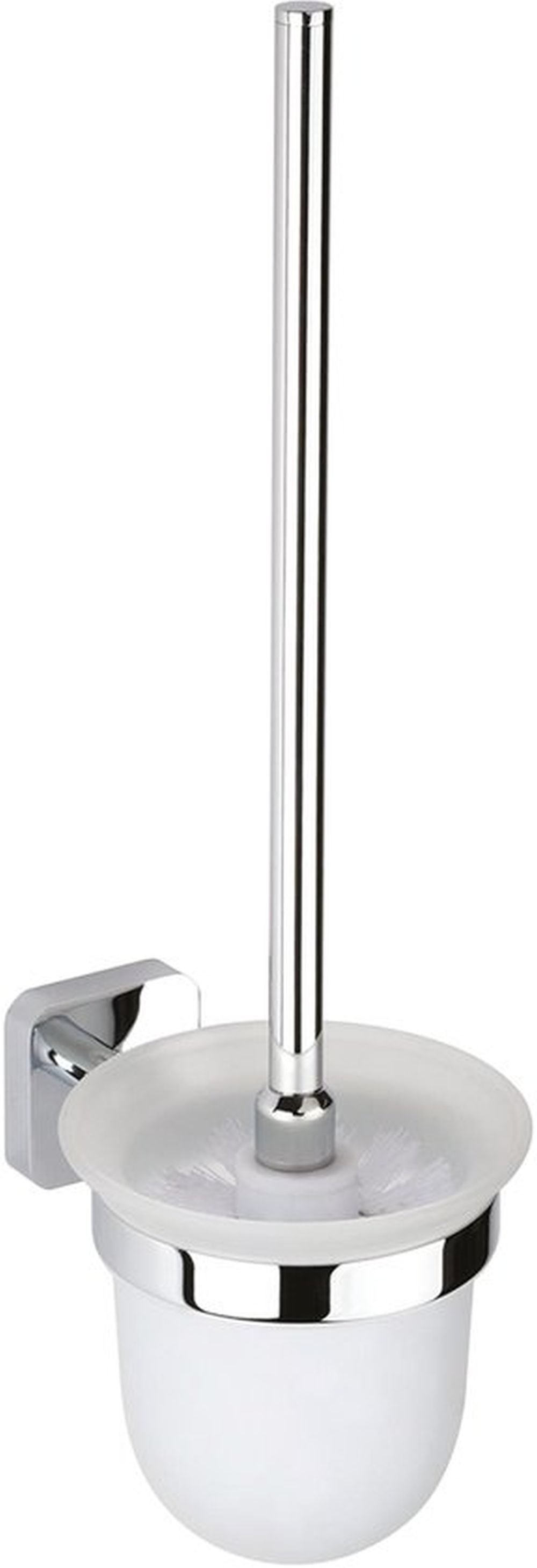 Sapho Insia scopino wc avvitato bianco-cromo IS008