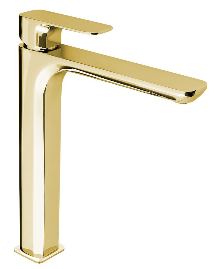 Sapho Spy rubinetto per lavabo verticale oro PY07/17