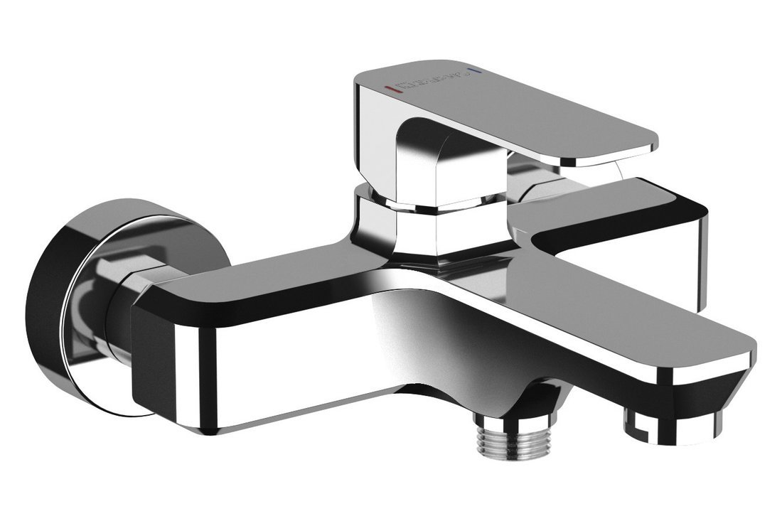 Sapho Spy rubinetto per vasca e doccia a parete cromo PY10