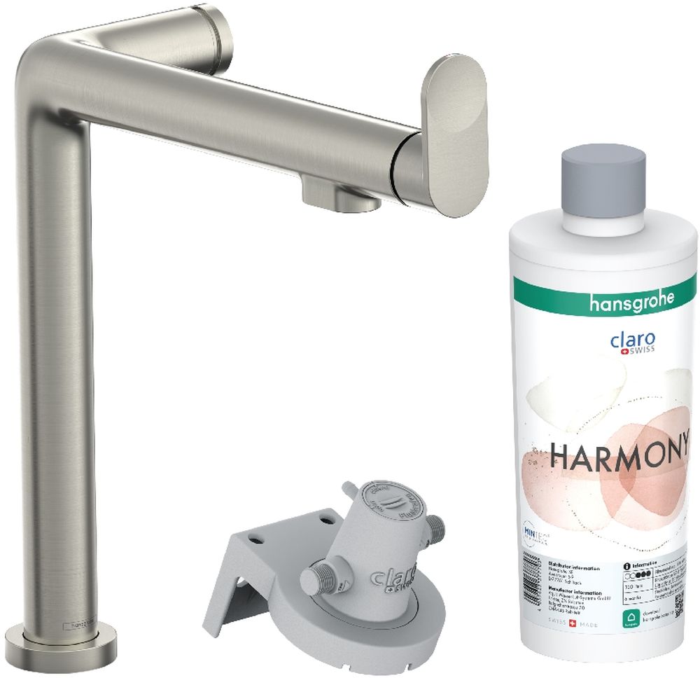 Hansgrohe Aqittura M91 rubinetto da cucina con filtro verticale acciaio inossidabile 76802800