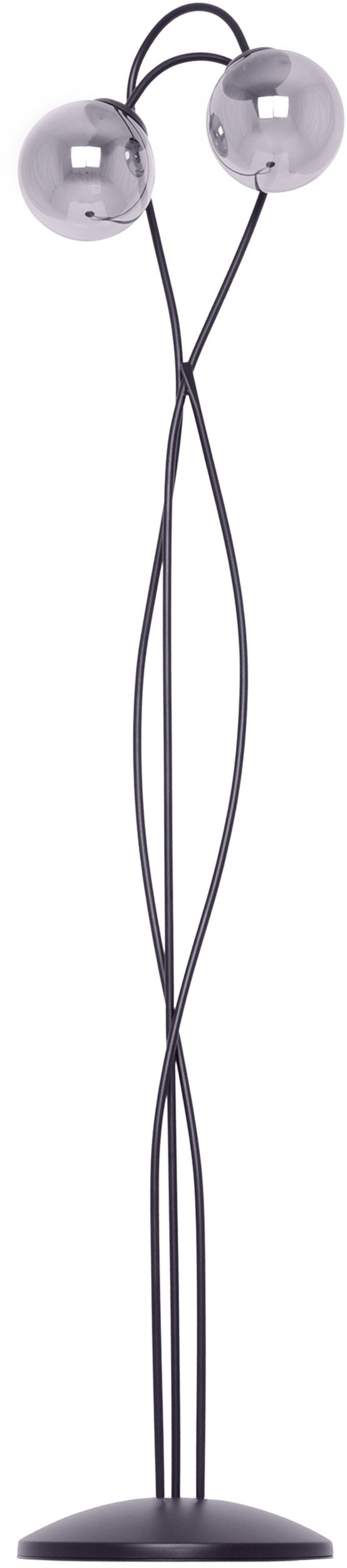 Kaja Rubi lampada da terra 2x40 W nero-grafite K-5119