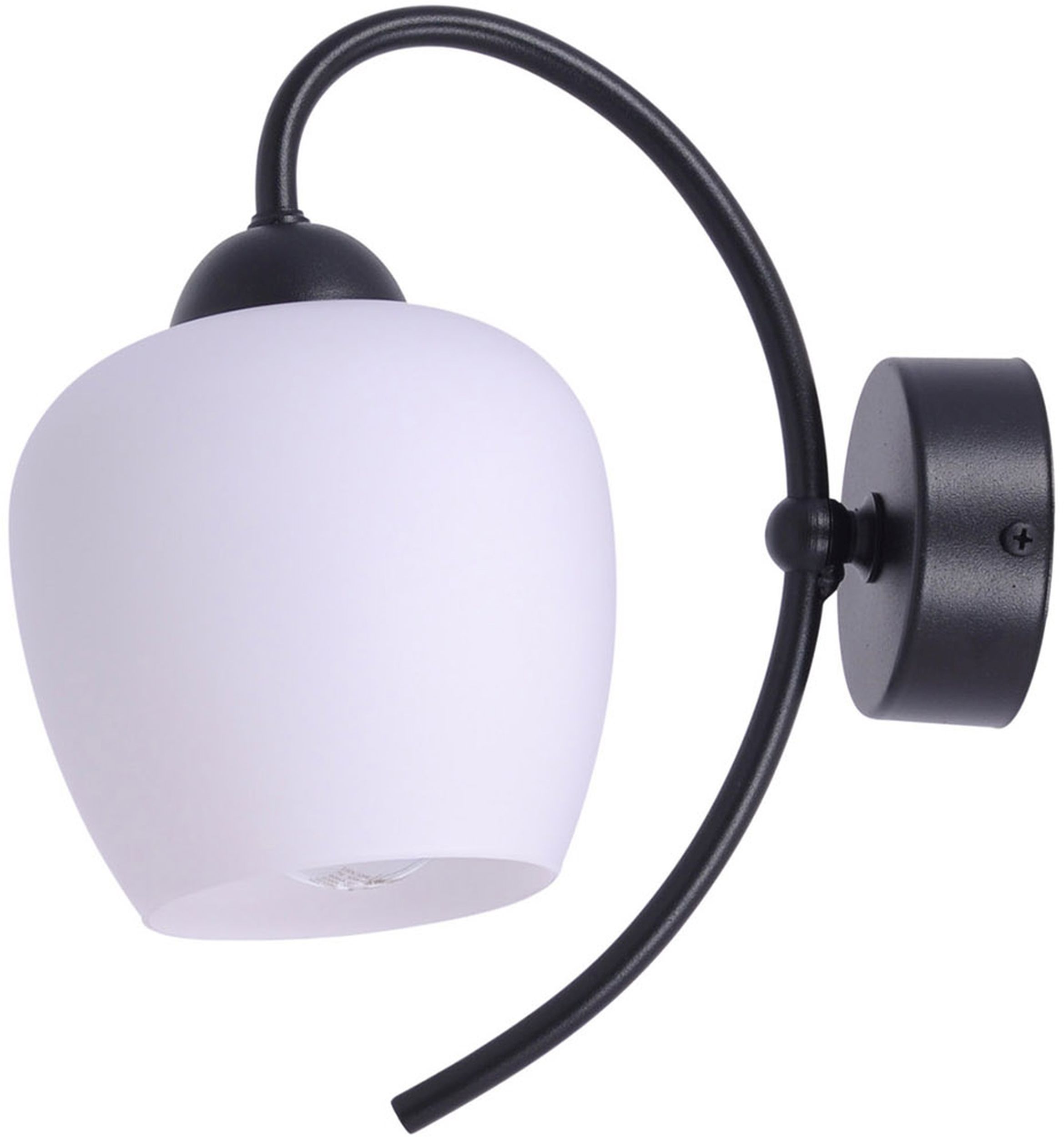 Kaja Bella lampada da parete 1x60 W bianco-nero K-5187