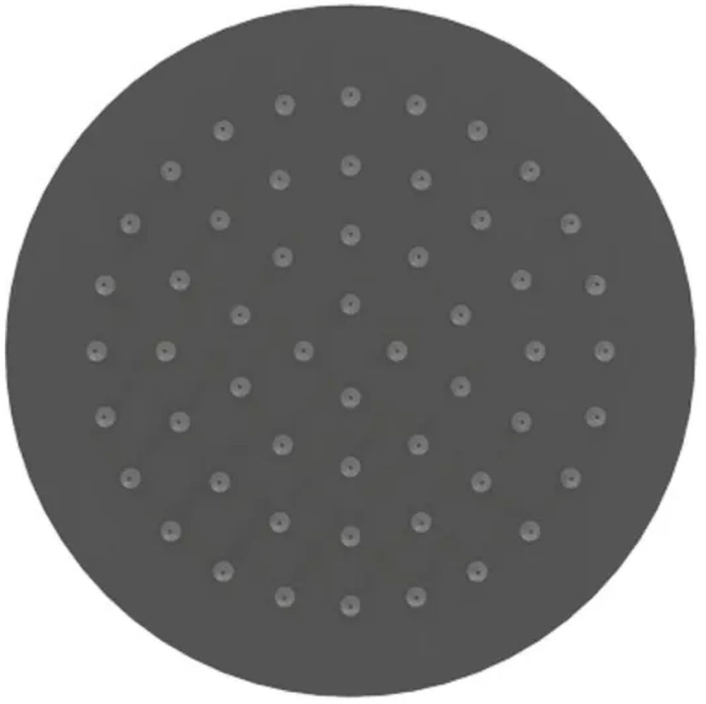 Excellent soffione doccia 25x25 cm rotonda nero AREX.3025BL