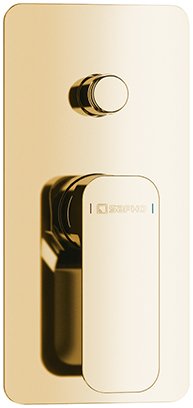 Sapho Spy rubinetto per vasca e doccia da incasso oro PY42/17
