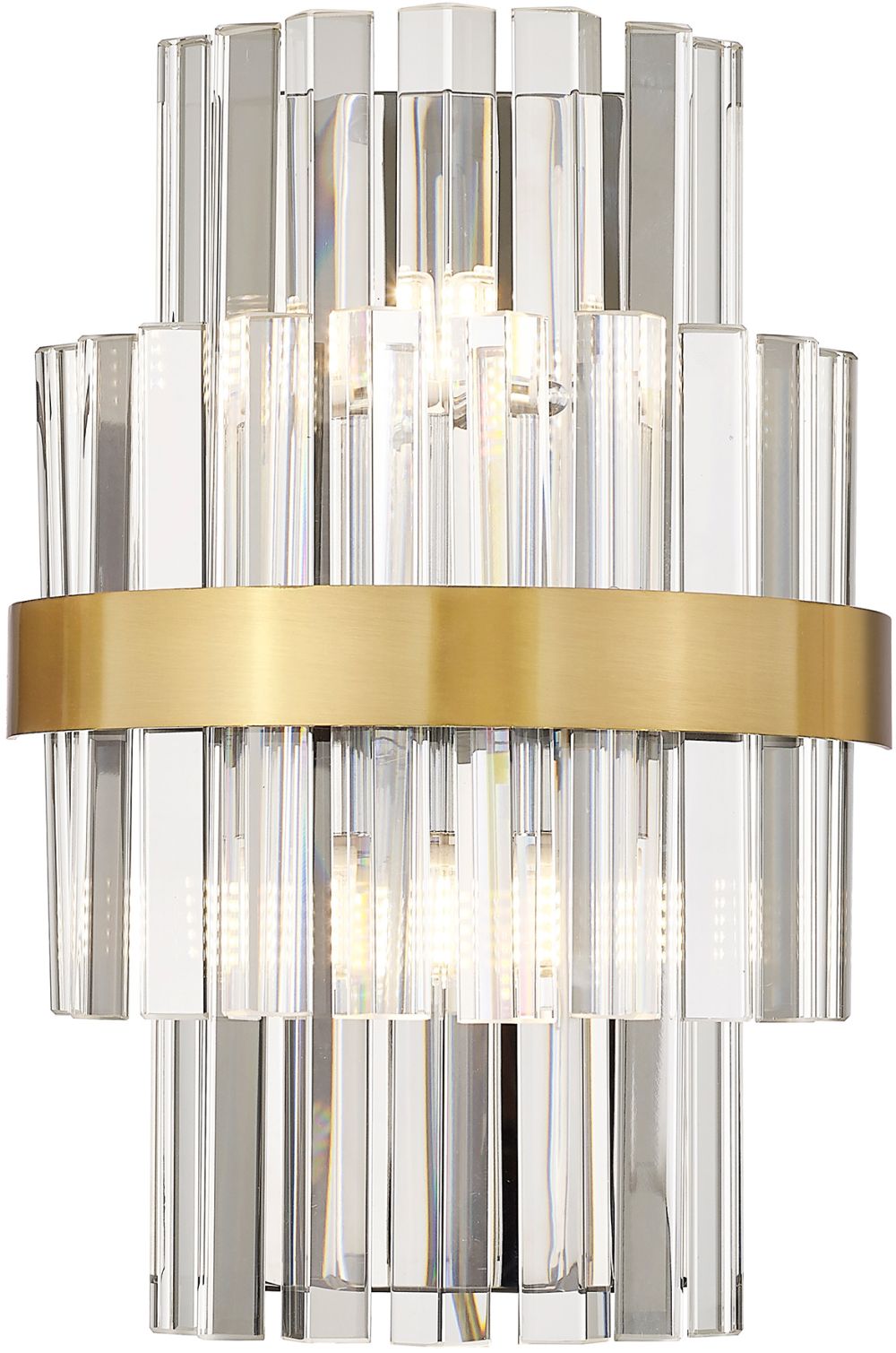 Zuma Line Constantinople lampada da parete 2x28 W ottone W0567-02A-B52G