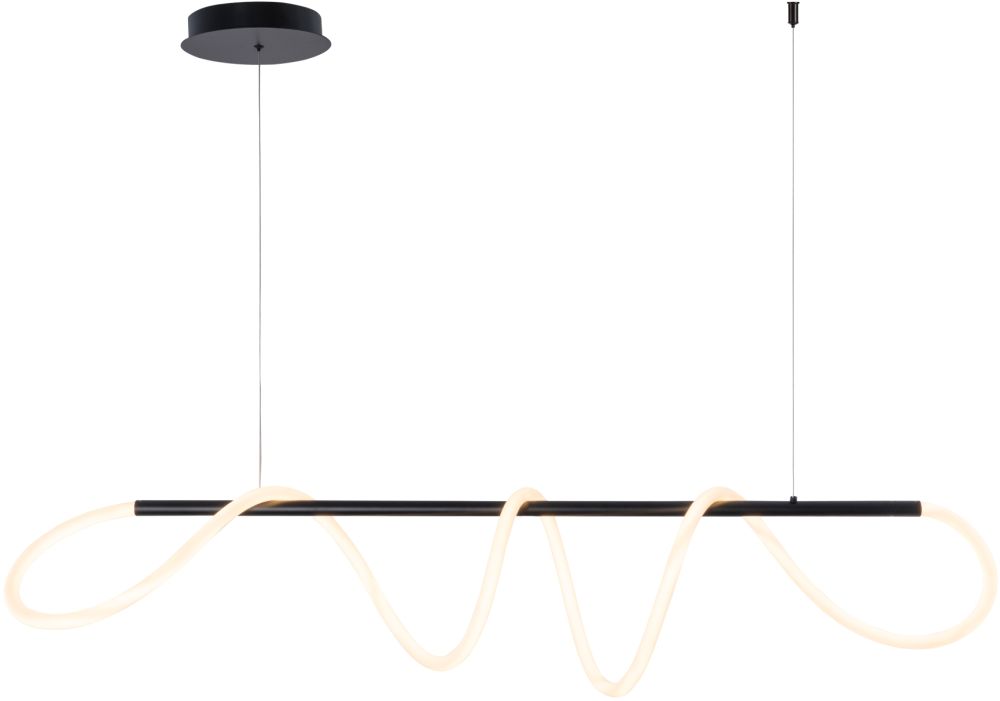 Zuma Line Balbo lampada sospesa 1x45 W nero 20006PM-BK