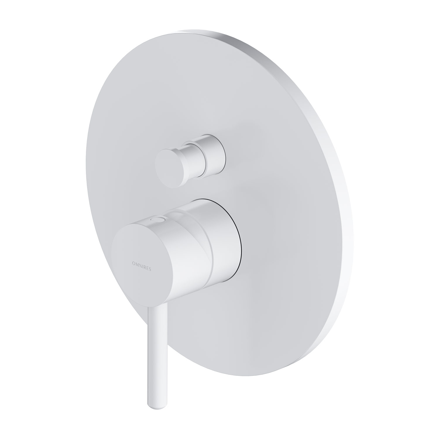 Omnires Y rubinetto per vasca e doccia da incasso bianco Y1235WM
