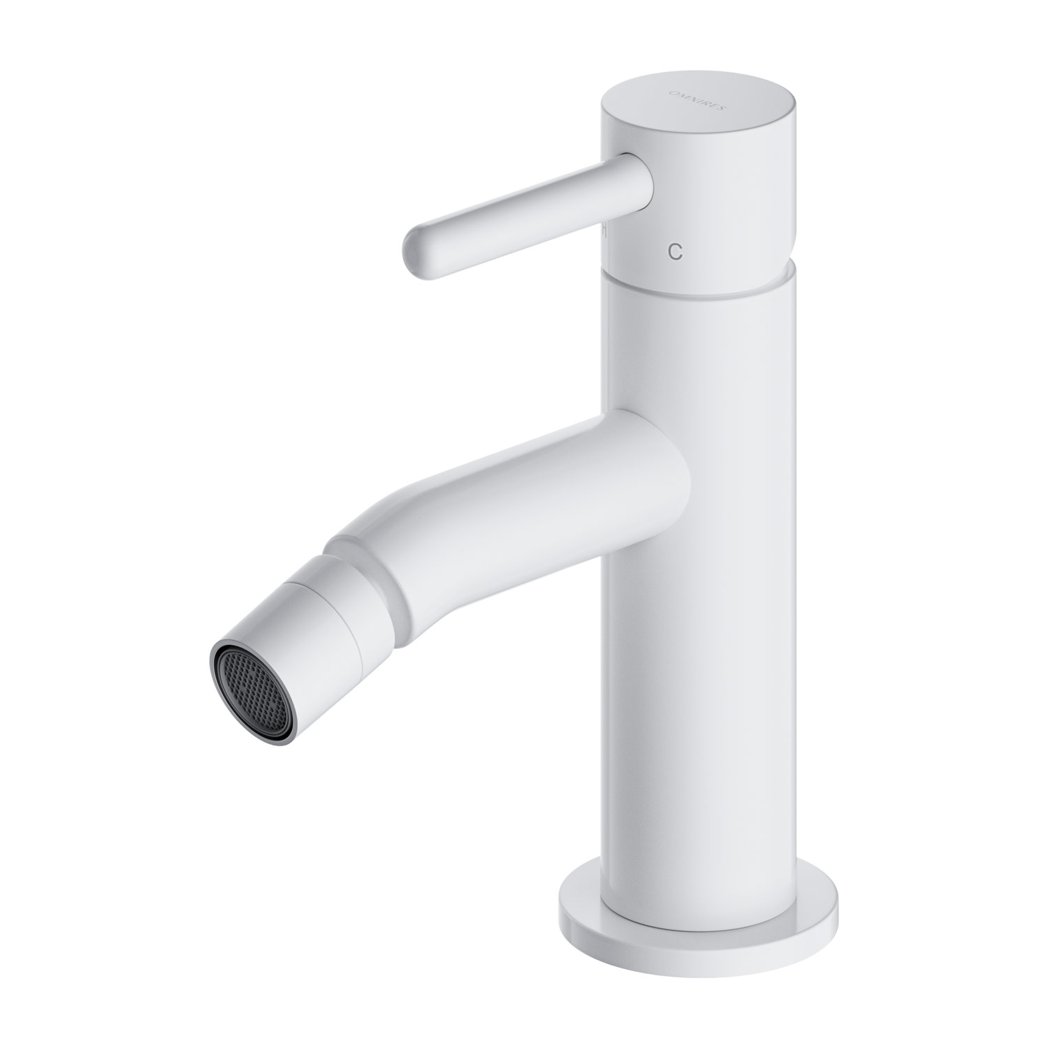 Omnires Y rubinetto per bidet verticale bianco Y1220WM