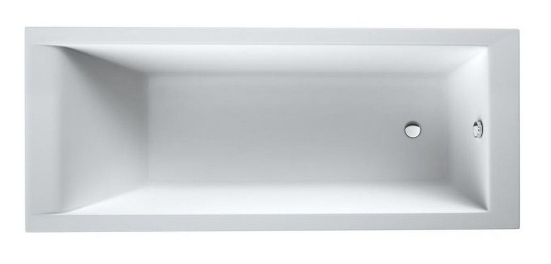 Schedline Maio vasca da bagno rettangolare 160x70 cm bianco 3WST.M2P-16070