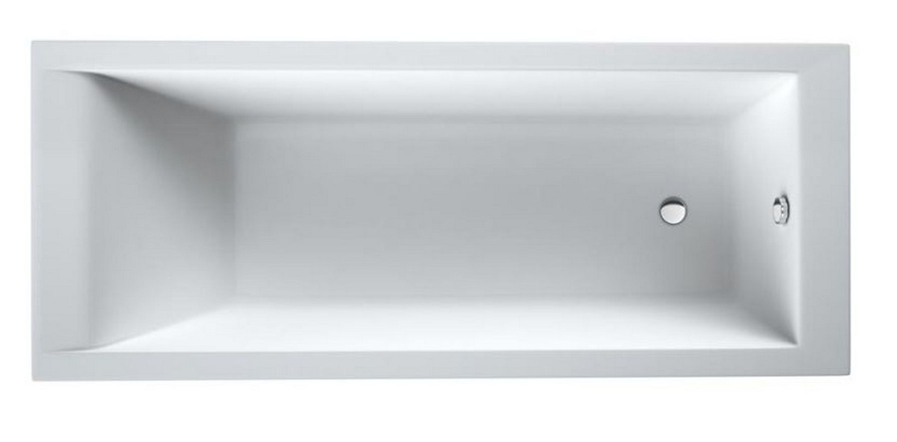 Schedline Maio vasca da bagno rettangolare 150x70 cm bianco 3WST.M2P-15070