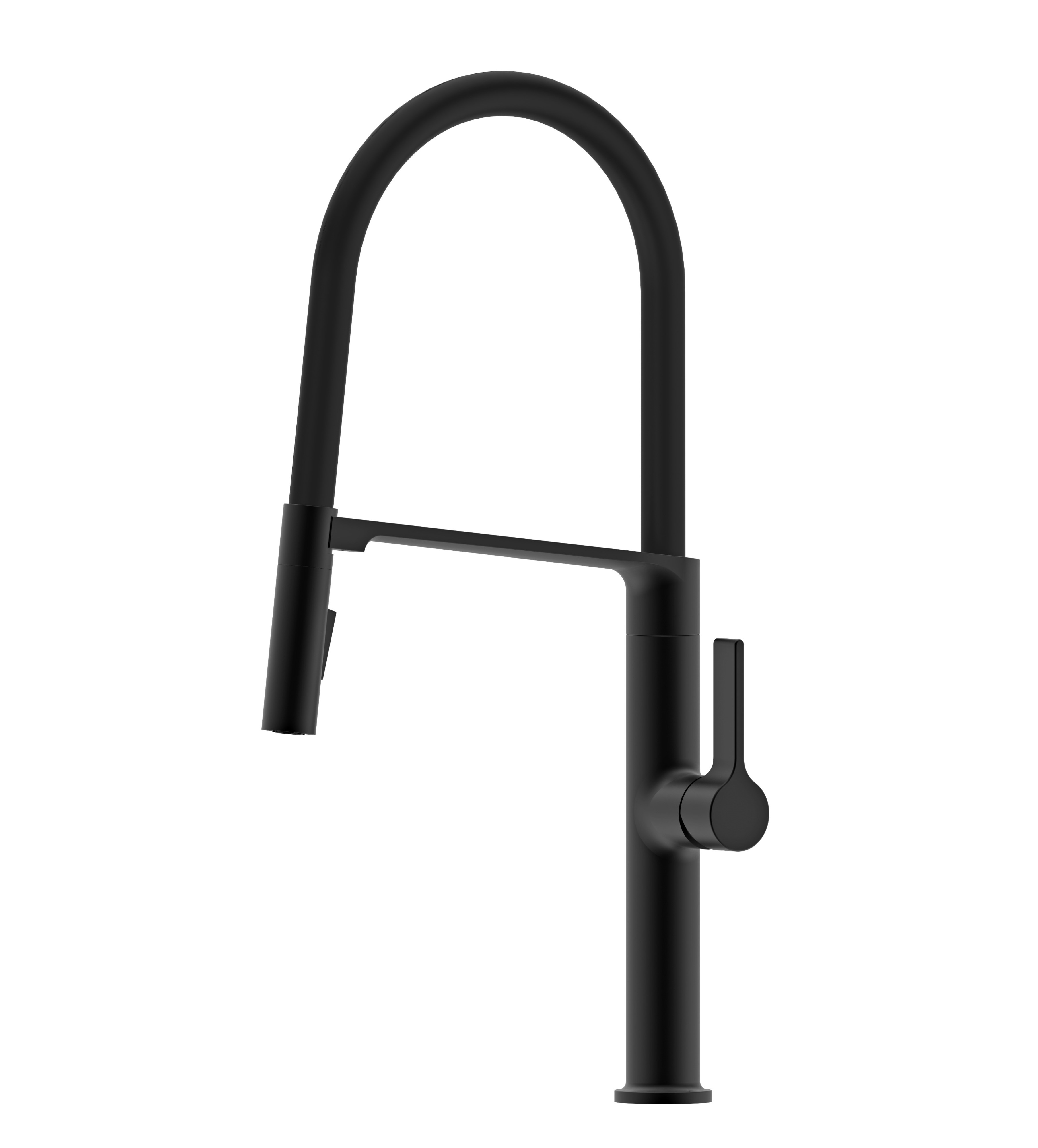 Berg Black Magnetic rubinetto da cucina verticale nero 130380PH
