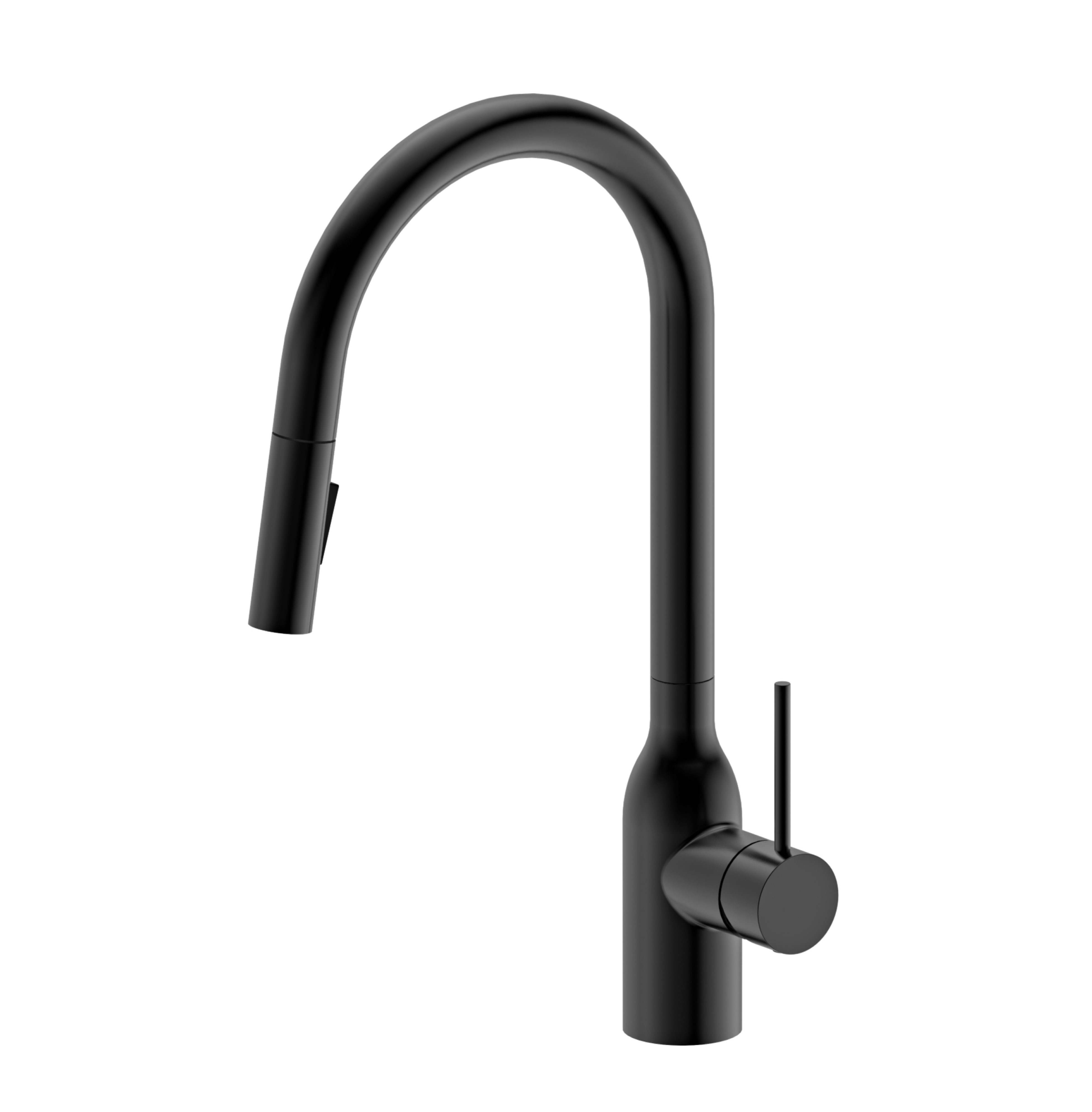 Berg Aguila II WW rubinetto da cucina verticale nero S130391PH