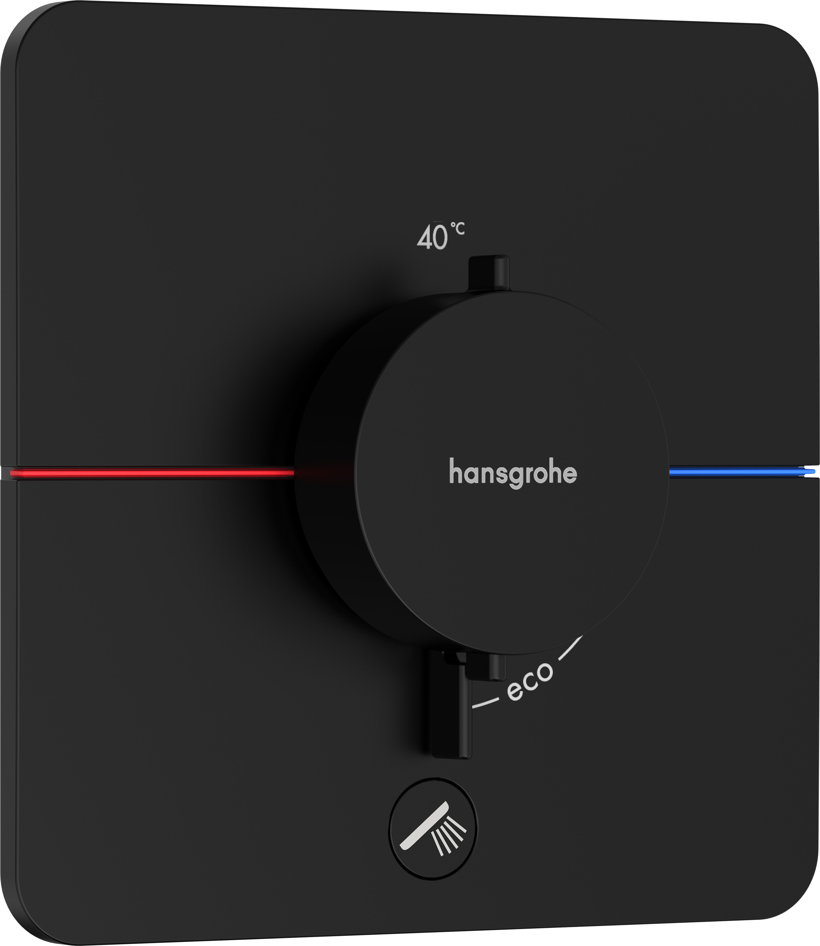 Hansgrohe ShowerSelect Comfort Q rubinetto per doccia da incasso con termostato nero 15589670