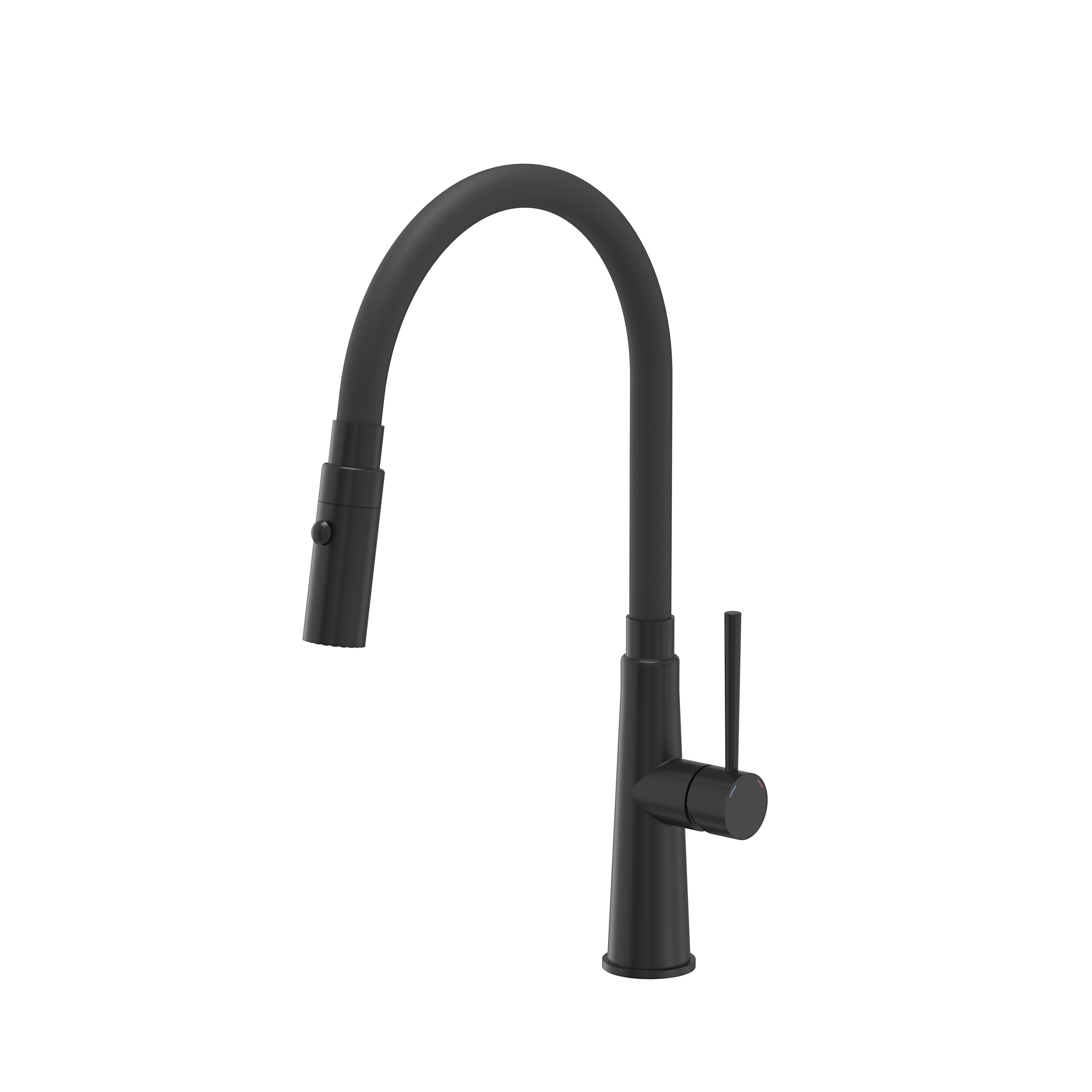 iceBerg Cereza rubinetto da cucina verticale nero BQCR2BKQ