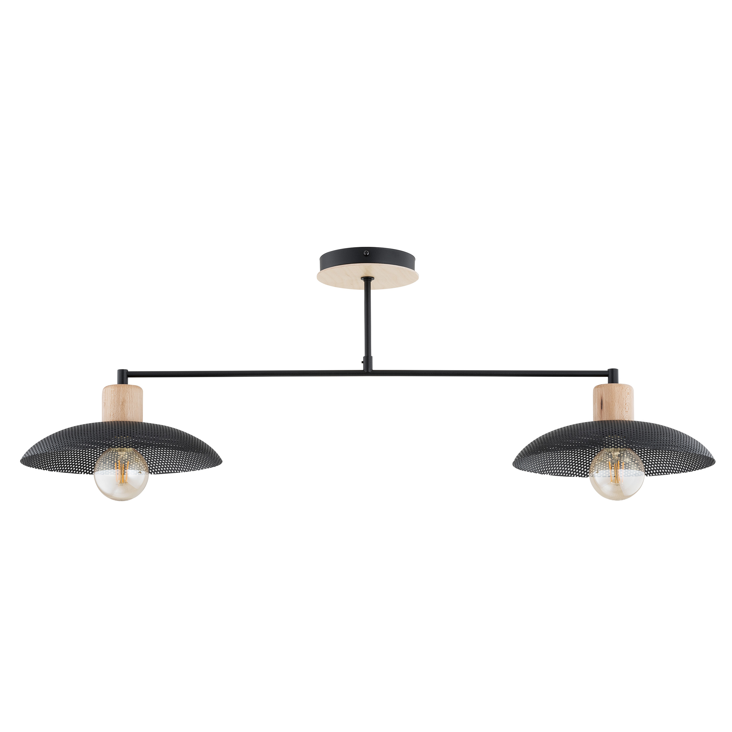 Emibig Kobe lampada da soffitto 2x15 W nero 1318/2