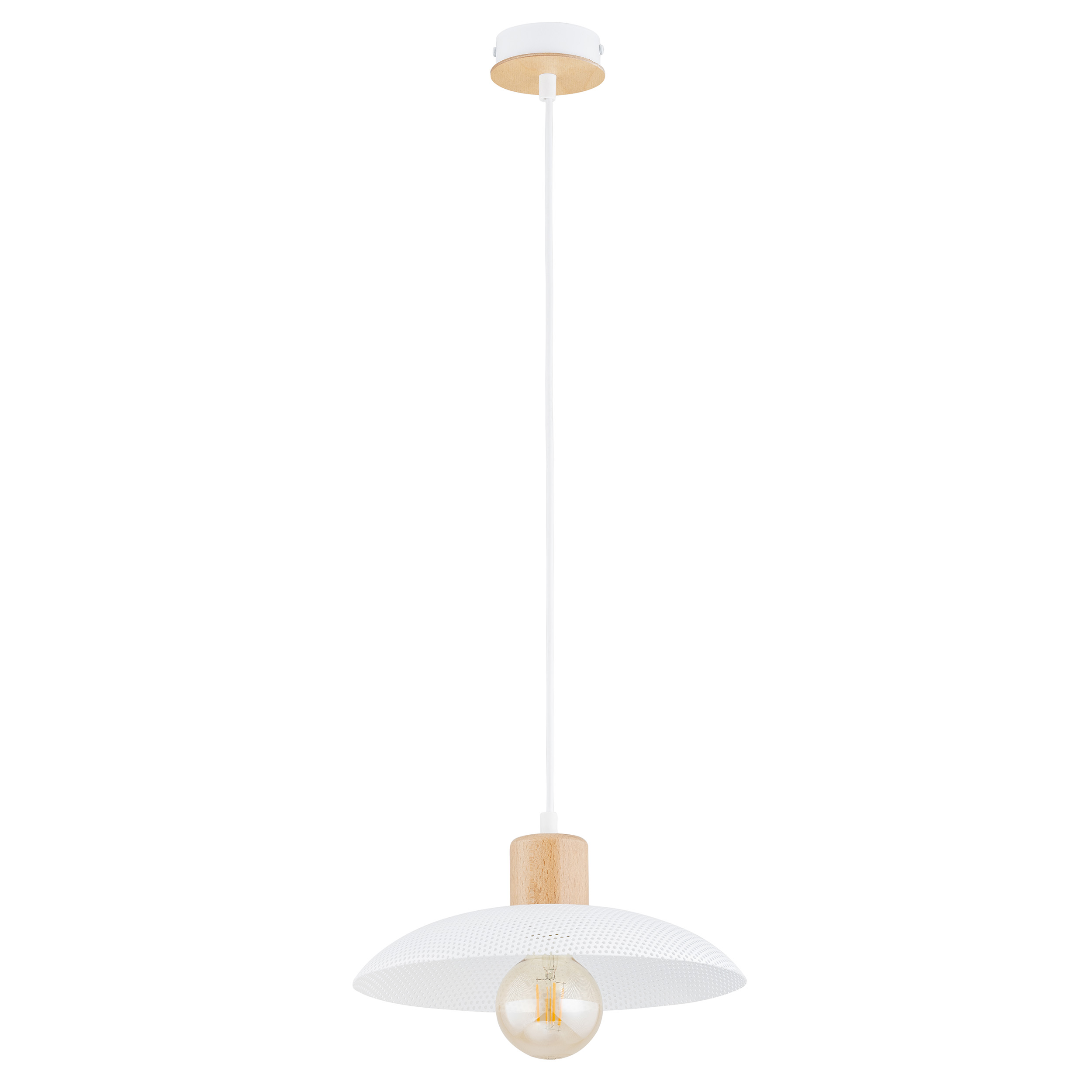 Emibig Kobe lampada sospesa 1x15 W bianco 1319/1