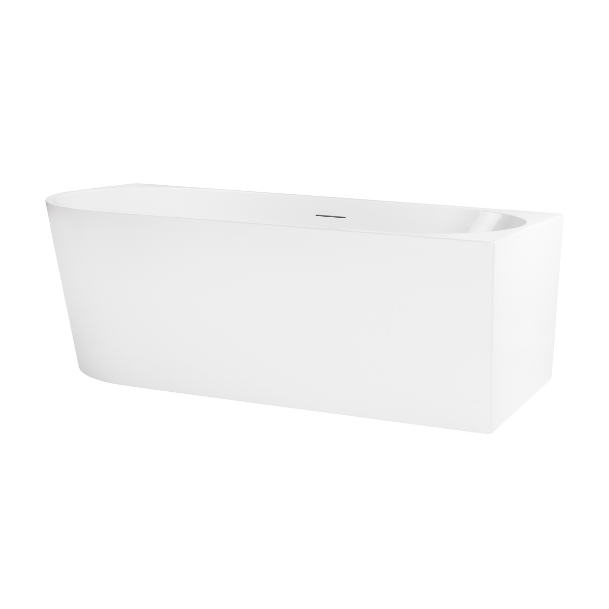Oltens Delva vasca da bagno angolare 150x75 cm rettangolare bianco 11006000