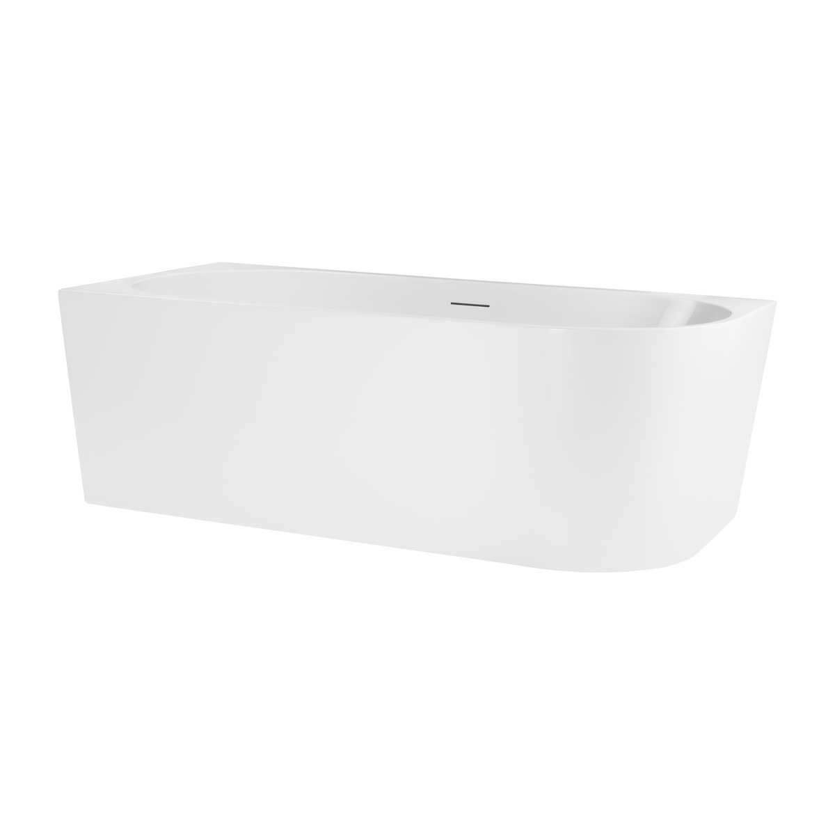 Oltens Delva vasca da bagno angolare 150x75 cm rettangolare bianco 11007000
