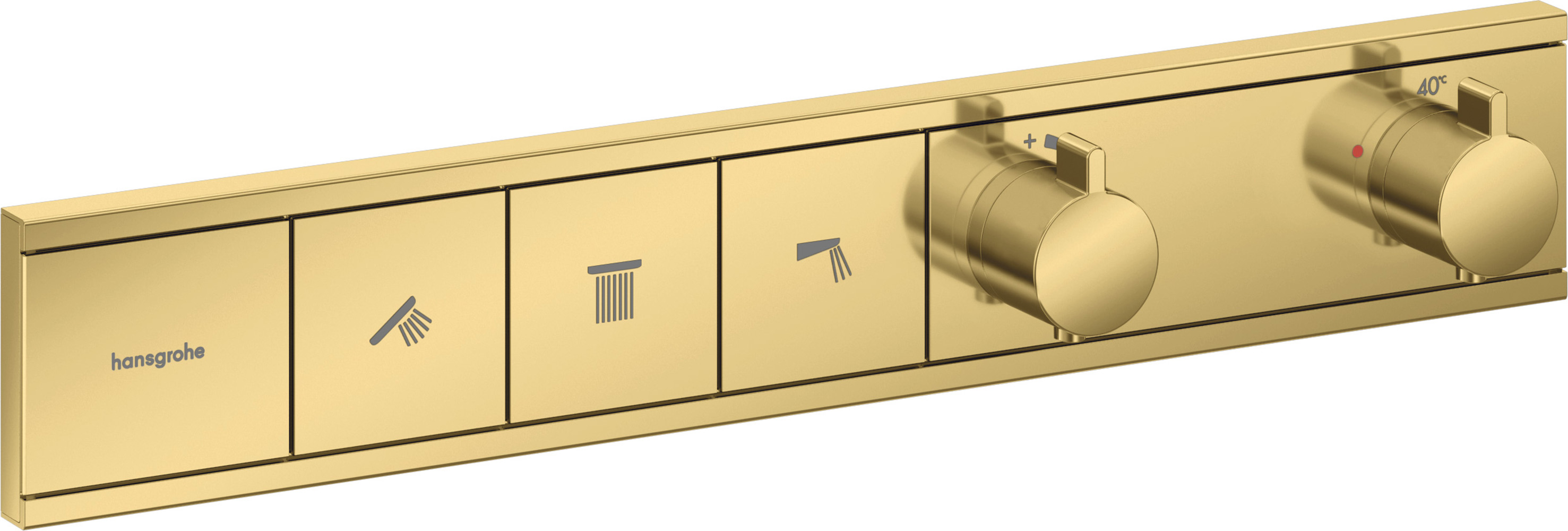 Hansgrohe RainSelect rubinetto per vasca e doccia da incasso con termostato oro 15381990