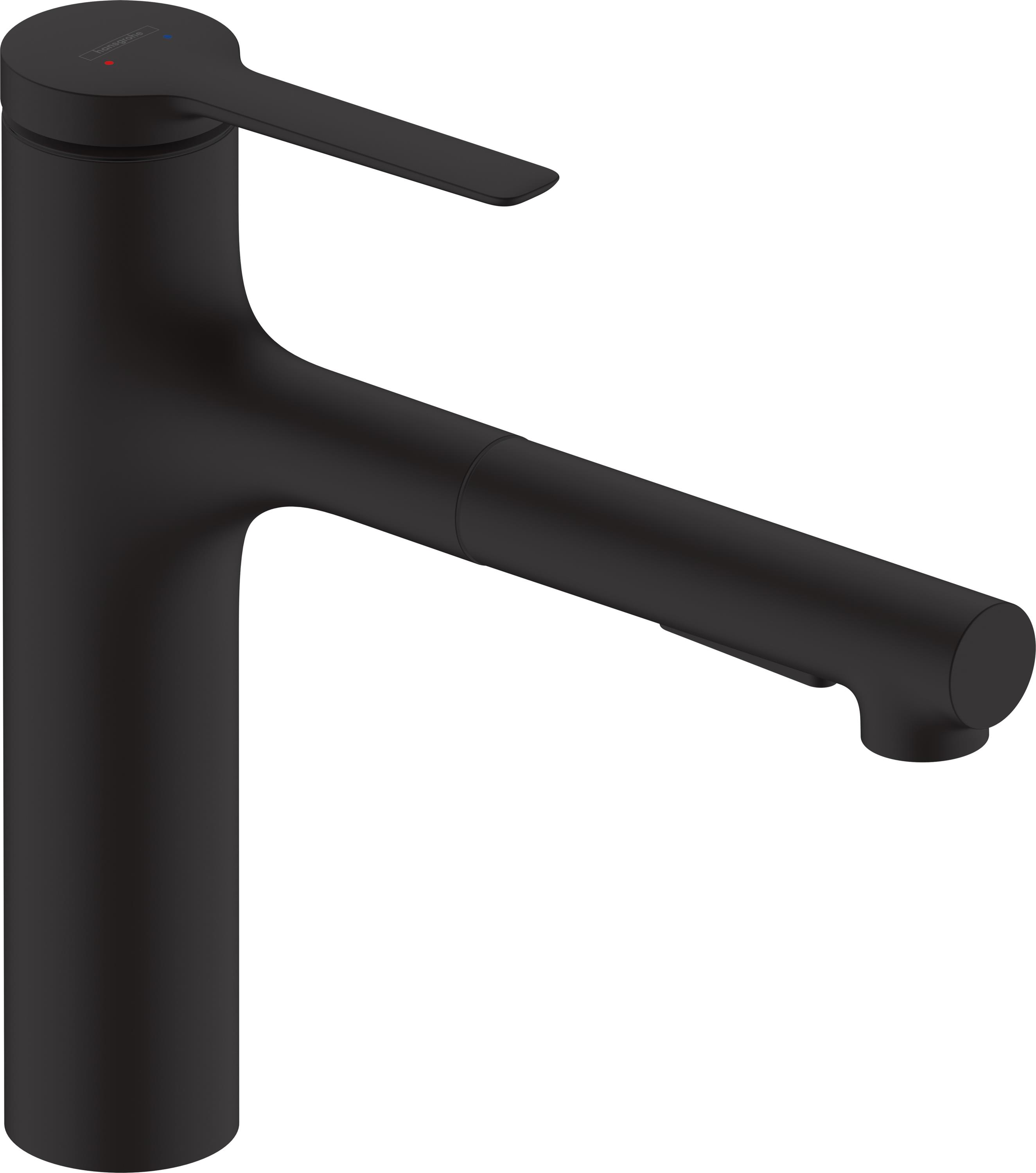 Hansgrohe Zesis M33 rubinetto da cucina verticale nero 74823670
