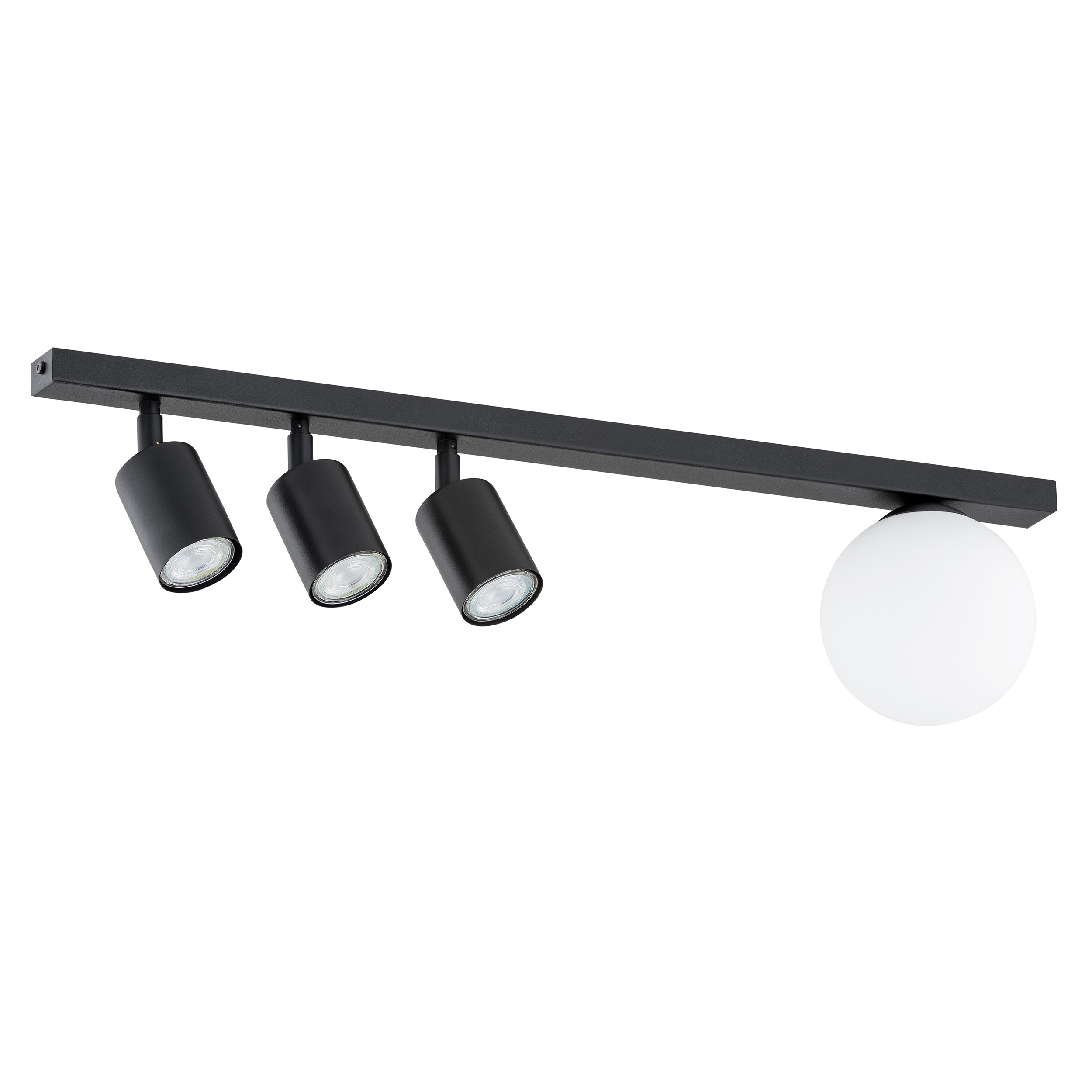 Emibig Baster lampada da soffitto 4x W nero 1314/4