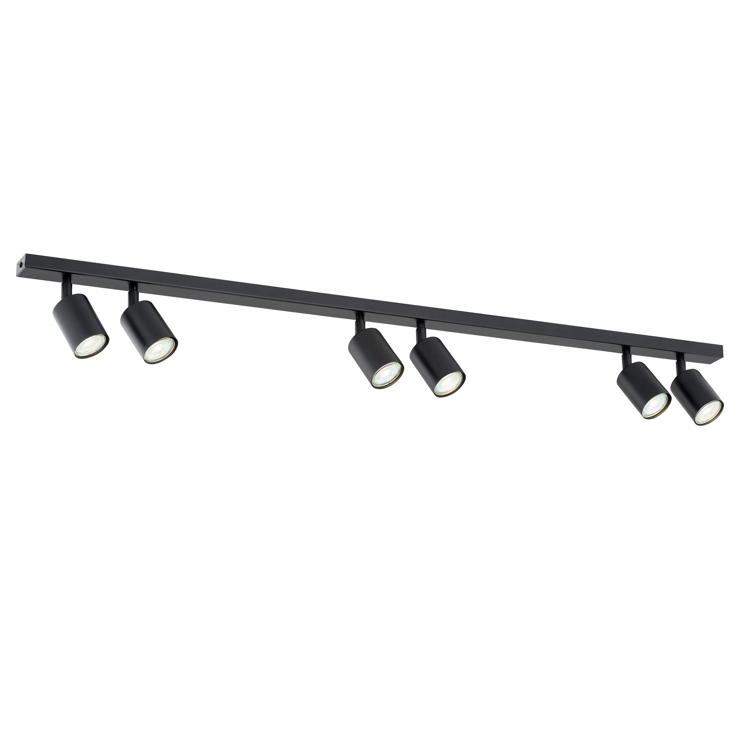 Emibig Flash lampada da soffitto 6x8 W nero 1312/6
