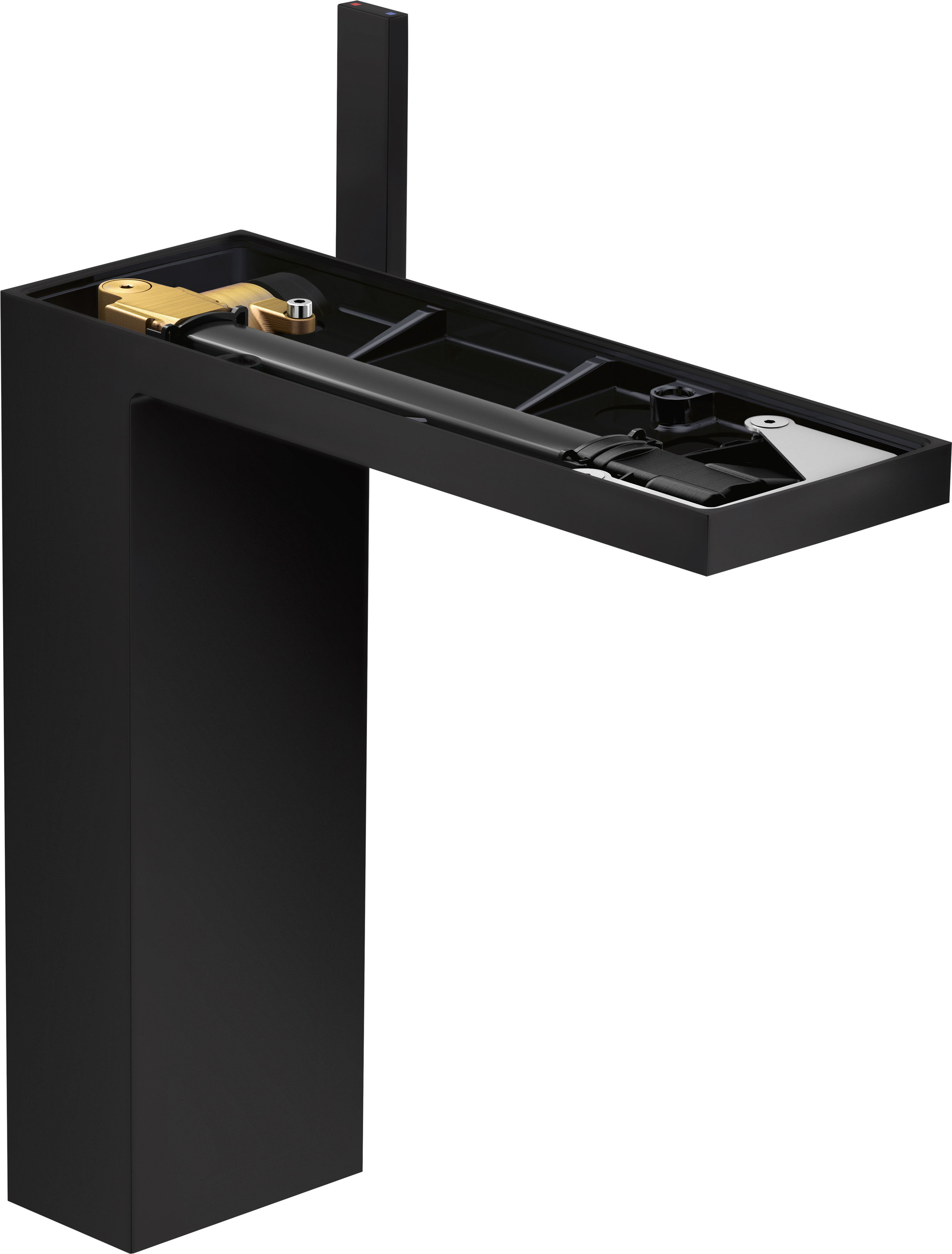 Axor MyEdition rubinetto per lavabo verticale nero 47022670