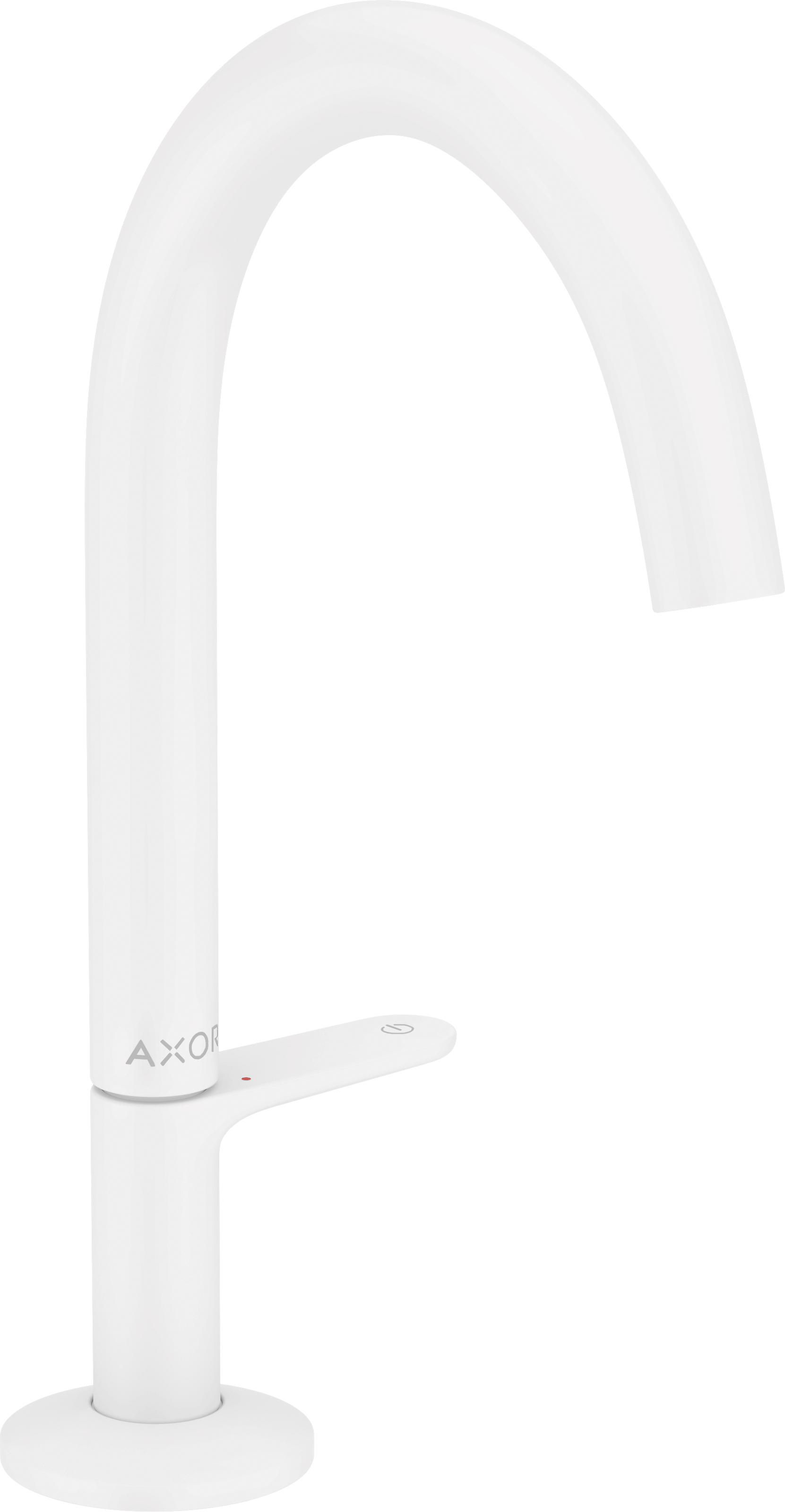 Axor One rubinetto per lavabo verticale bianco 48020700