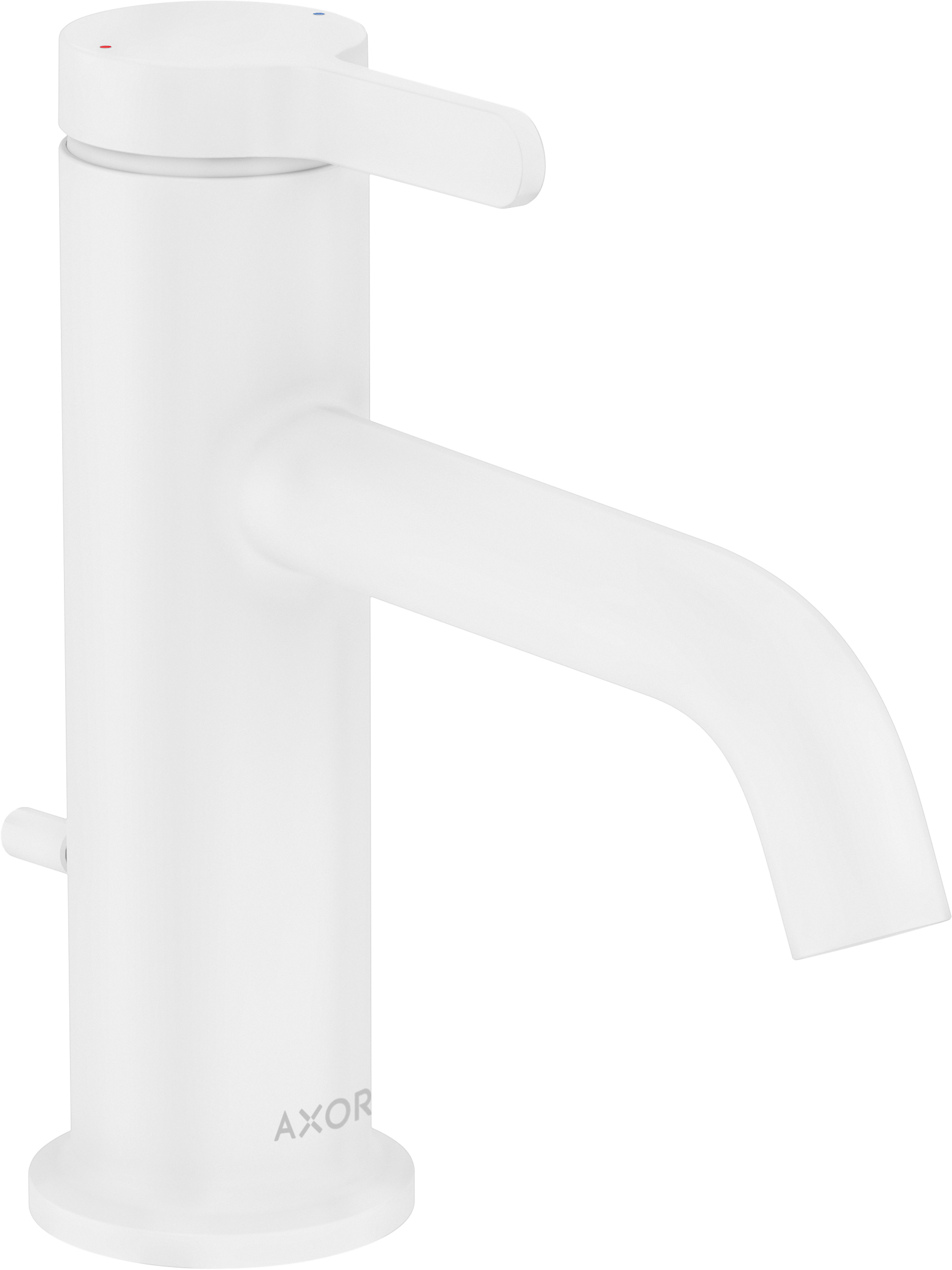 Axor One rubinetto per lavabo verticale bianco 48000700