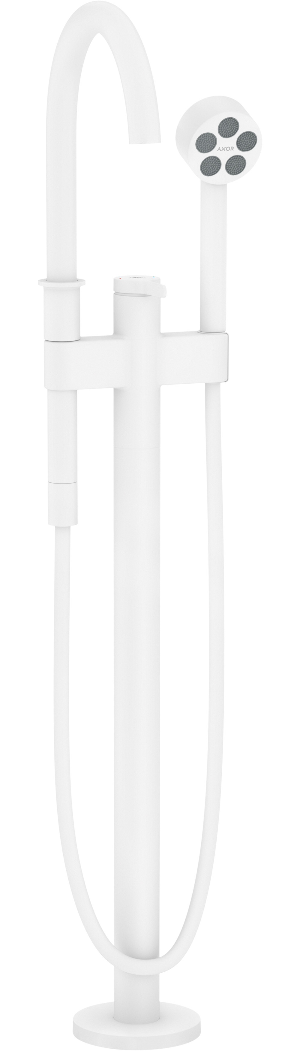 Axor One rubinetto per vasca e doccia a terra bianco 48440700