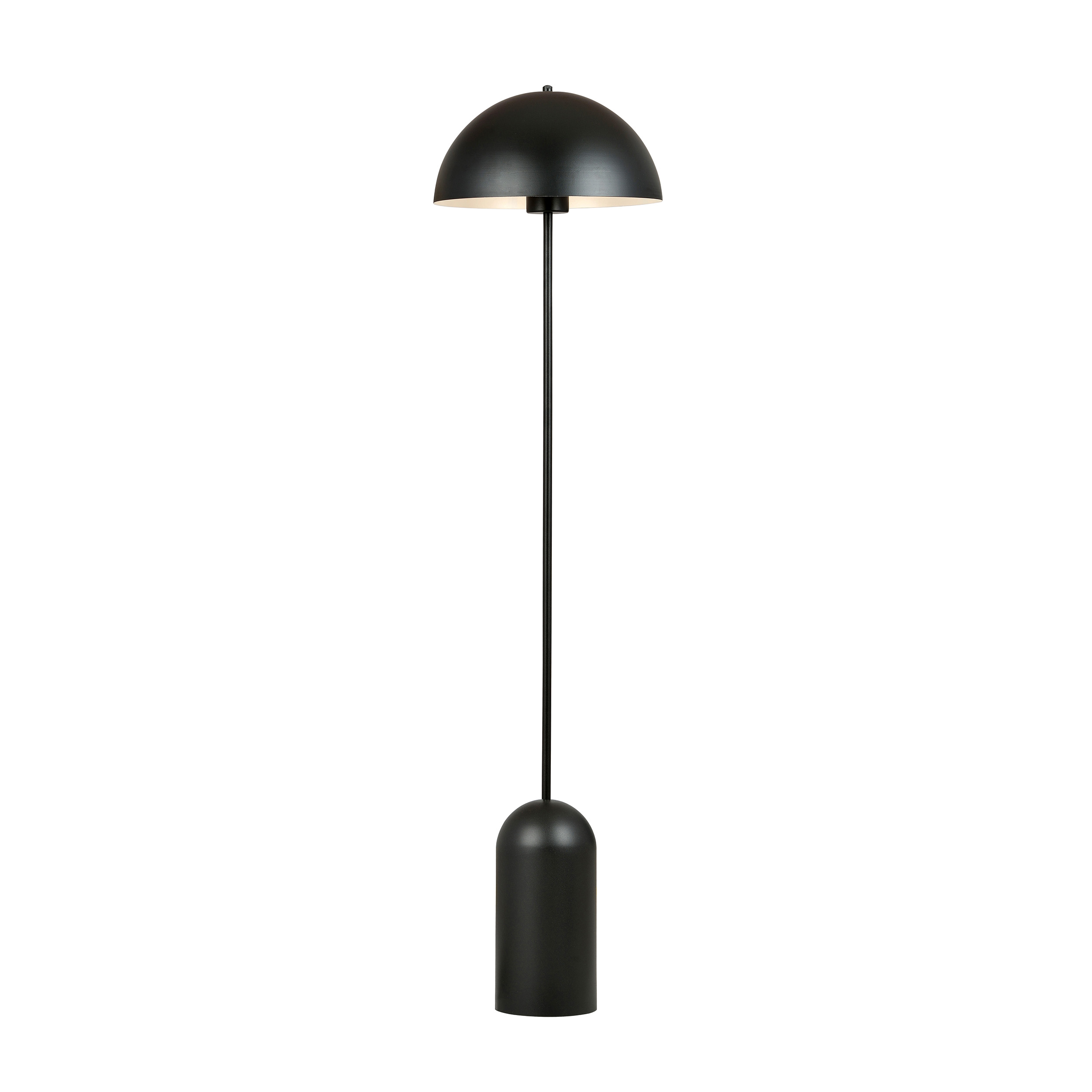 Emibig Kava lampada da terra 1x15 W bianco-nero 1307/LP1